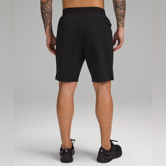 lululemon athletica Men's Zeroed In Linerless Shorts 9” Large Black Quick Drying - Picture 2 of 11